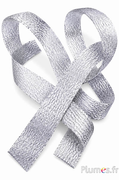 Band - Breite 4 cm - silber
